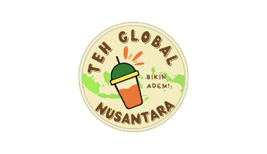 Penjaga Stand Es Teh di Teh Global Nusantara